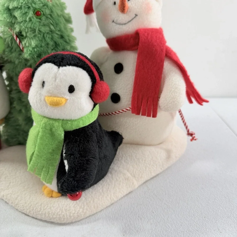 Hallmark Jingle Pals Very Merry Trio 2006 Animated Singing Snowman Penguins READ